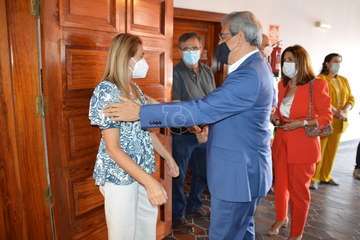 Visita oficial a Telde de Román Rodríguez, vicepresidente del Gobierno de Canarias/TA y Acfi Press.